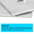 thumbnail image 4 of Uxcell Square Washer 10 Pack M4x10x10x1mm 304 Stainless Steel Square Plate Washers, 4 of 5