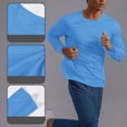 thumbnail image 2 of zfhfof Men's Sun Protection Athletic Shirts Long Sleeve Rash Guard Swim T-Shirts Lightweight Quick Dry Fishing Running Workout Shirts, 2 of 8