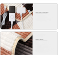 thumbnail image 2 of WANNGWE Electric Blanket Full Size 59x31 Inch Electric Throw Blanket Heated Blanket Washable Soft Heated Throw Blanket Fast Heating (59" x 31") HM94-0437, 2 of 6