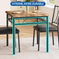 thumbnail image 3 of QinaQin 3 Piece Dining Table Set for 2, Space Saving Kitchen Table with 2 Upholstered Chairs, Apartment Dining Furniture for Small Spaces, 3 of 6