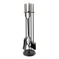 thumbnail image 1 of Minuteman International Neoclassic Outils de Foyer, Chrome Poli et Noir, 1 of 5
