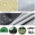 thumbnail image 3 of UV-resistant Swing Cover Replacement Canopy Cover For Garden Yard Waterproof And UV-resistant For 3-seater Swing, 3 of 7