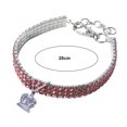 thumbnail image 3 of CBFFDC Wedding Gift For Pets Pet Collar Fine Workmanship Sparkling 3 Layer Necklace for Parties And Special Occasions, 3 of 7