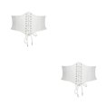 thumbnail image 1 of braveheart Meticulously Crafted Thin Waist Closure For Flawless Look Preferred Is Soft And Breathable white 73cm 2Set, 1 of 6