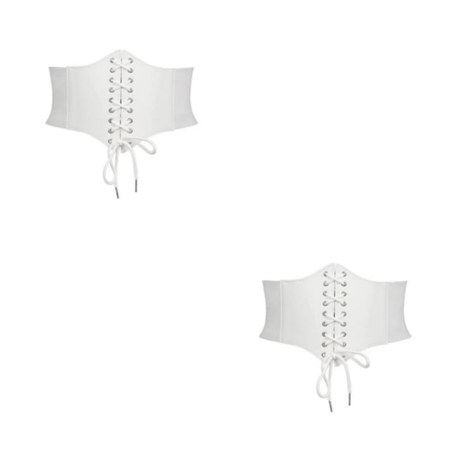 braveheart Meticulously Crafted Thin Waist Closure For Flawless Look Preferred Is Soft And Breathable white 73cm 2Set