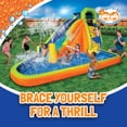 thumbnail image 2 of Banzai Gushing Geyser Water-Spraying Inflatable Pool Water Park, Multicolor, 2 of 10