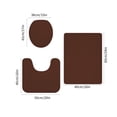 thumbnail image 3 of Chmadoxn Bathroom Rugs, Rugs for Living Room, Area Rug, Bath Mat Bathroom Toilet Cover Bathroom Mats Absorbent Printed Floor Mats Bathroom Toilet 3 Piece Floor Mat Set carpeting carpeting, 3 of 8