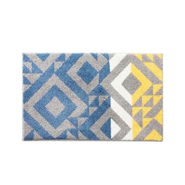 Tapis de Bain Antidérapant pour Salle de Bain 40 cm x 60 cm Tapis en Microfibre Absorbant avec Endos en Caoutchouc