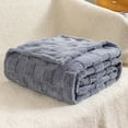 thumbnail image 4 of 51.18"x61.02"Cozy Home Decor Throw Blanket for Sofa, Cozy Bed Blanket Faux Fur Throw Blanket, Warm Throw Blankets for Women, 4 of 6