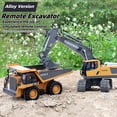 thumbnail image 3 of Children 2.4g Remote Control Excavator Rc Model Car Toys Dump Truck Bulldozer Engineering Vehicle Christmas Birthday Gifts, 3 of 4