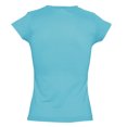 thumbnail image 2 of Sol's T-Shirt à Manches Courtes à Col en V Lune pour Femmes, 2 of 4