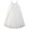 thumbnail image 1 of Robe Fille Fleur Robe Dos Nu Perle Fête Mariage Anniversaire 4 Ans, 1 of 6