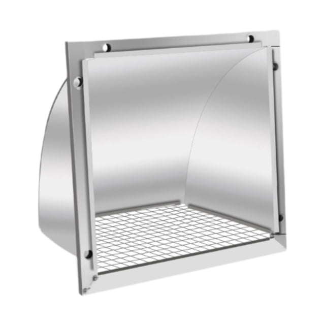 veasfak Dryer Vent Cover Easy to Install Dryer Deflector Outside Exhaust Vent Cover Wall 6 Inch