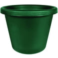 thumbnail image 2 of The HC Companies Jardinière Ronde Classique de 14 Pouces, Pot de Plante en Plastique, Evergreen, 2 of 4