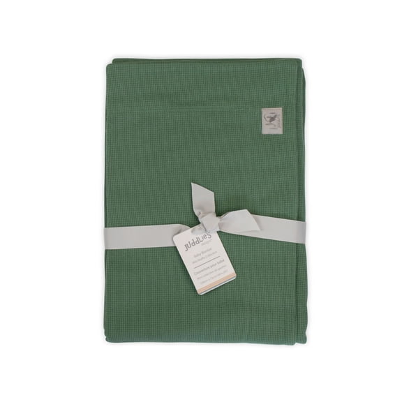 Juddlies Designs - Baby - Mini Waffle Baby Blanket - Machine Washable - Pine
