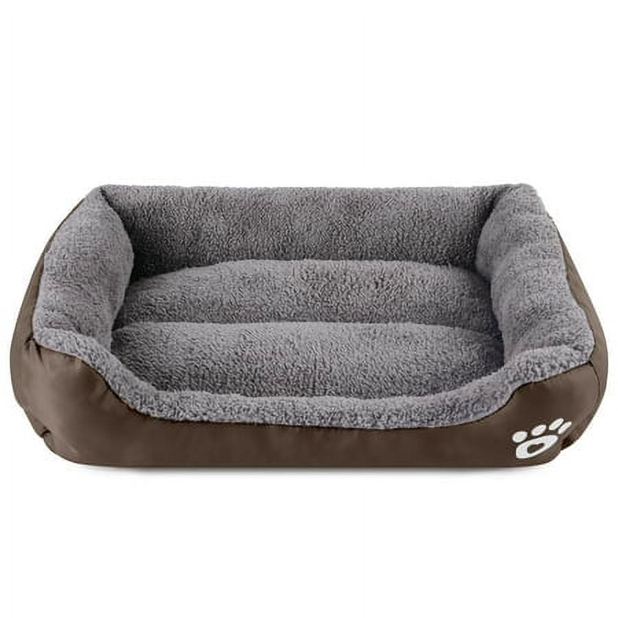 Merkaren Extra Large Washable Dog Bed Deluxe Fluffy Plush Dog Crate Pad，Dog Beds Made for Large, Medium, Small Dogs and Cats, Anti-Slip Dog Crate Bed for Sleeping and Anti Anxiety