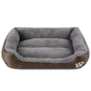 Merkaren Extra Large Washable Dog Bed Deluxe Fluffy Plush Dog Crate Pad，Dog Beds Made for Large, Medium, Small Dogs and Cats, Anti-Slip Dog Crate Bed for Sleeping and Anti Anxiety