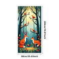 thumbnail image 1 of Forest Themed Animal Patterned Backdrop Banner Party Decorations Background for Children Parties Family Gatherings Photography Props Outdoor Events Festival Celebrations, 1 of 4