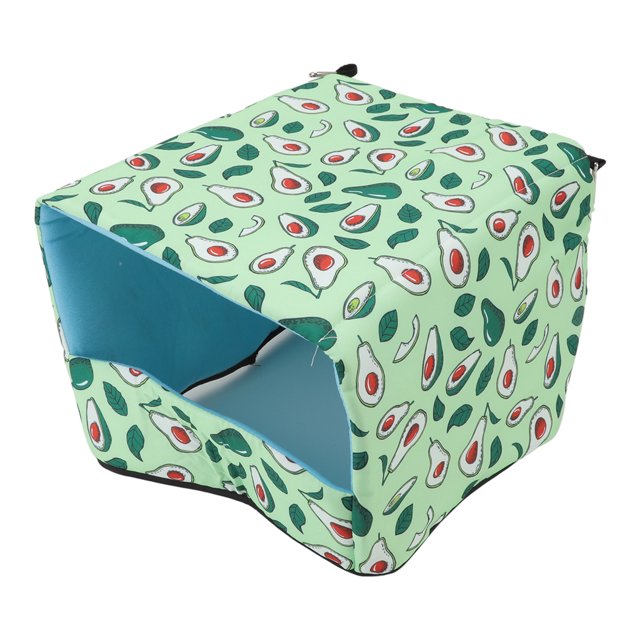 Small Pet Cage Bed, Soft Material Bottomless Hamster Sleeping Hook Fixed Large Space For Guinea Pigs 30x25x19cm