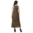 thumbnail image 4 of Moomaya Robe Longue Imprimée pour Femmes, Fente avant, Aguichant, Sans Manches, en Rayonne, Robe de Mariage, 4 of 4