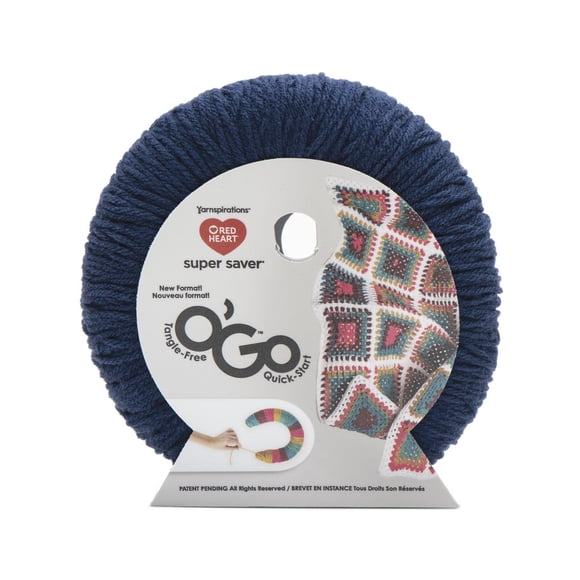 Red Heart® Super Saver® O'Go™ Yarn, Acrylic #4 Medium, 7oz/198g, 364 Yards