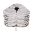 thumbnail image 4 of Silver Aluminium Idli Stand For Pressure Cooker 5 Liters - Make 12 Idlis (ID12L) + Mini Idli Stand For Pressure Cooker 3 Liters - Make 12 Small Idlis (ID12S) Combo, 4 of 4
