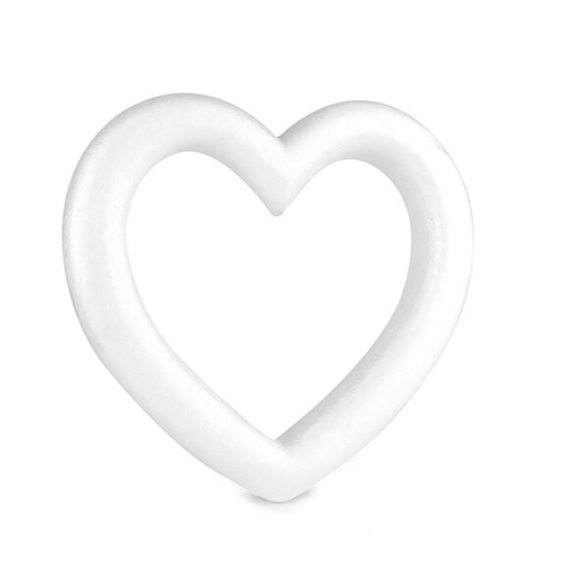 1/10 Pcs Femmes Cœur Creux Mousse Modélisation Bricolage Décoration de Fête de Mariage