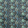 thumbnail image 1 of oneOone Georgette Viscose Light Green Fabric Tropical Abstract Craft Projects Decor Fabric Printed by The Yard 42 Inch Wide, 1 of 4