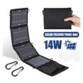 thumbnail image 2 of 14W Portable Solar Panel Charger Double USB 5V 3A Camping Foldable Solar Panel For Phone Charge Power Bank ,Easy to Install, 2 of 6