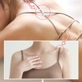 thumbnail image 3 of Bra Strap Clips for Women 8 Shaped Heart Flower Design Underwear Accessories Slipping Racerback Convertible Straps Holder, 3 of 3