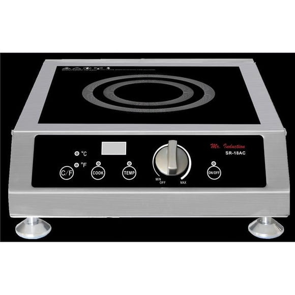 Sunpentown SR-18ACA 1800 watt Commercial Induction Range Countertop Cooktop