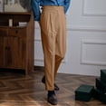 thumbnail image 2 of Pantalon Décontracté pour Homme Pantalon de Mode pour Hommes Coupe Ajustée Pantalon Habillé Classique Décontracté Pantalon Habillé d'Affaires Pantalon Formel pour Hommes, 2 of 7