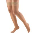 thumbnail image 1 of Truform Bas Cuisse Transparents : 8 - 15 mmHg, Beige, Moyen, 1 of 7