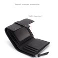 thumbnail image 1 of pitrice Leather Women Purse Rectangular Trifold for Zipper Hasp Stylish Card Holder Photo Folder Wallet Notecase Birthday Gift Green 1Set, 1 of 6
