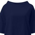 thumbnail image 5 of Birdeem T-Shirt à Manches Courtes pour Femmes, en Coton Vintage et Uni, Col Rond, Style Élégant, 5 of 5