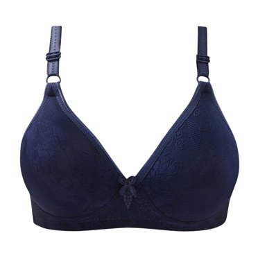 Fall Savings Clearance! PEZHADA Bras for Women,Everyday Bras,Woman's Comfortable Lace Breathable Bra Underwear No Rims Blue