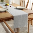 thumbnail image 1 of Harpily Décoration de Table en Coton à Franges Tissée à la Main Style Ferme, Convient aux Fêtes, 1 of 4