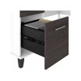 thumbnail image 3 of Bush Furniture Somerset Bureau en L de 60 Po avec Rangement, Gris Orage/blanc, 3 of 8