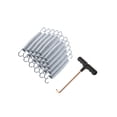 thumbnail image 1 of bedienty 20 Pcs Ressorts de Trampoline Robustes Accessoires de Trampoline Résistants aux Intempéries 10cm Argent 12cm, 1 of 6