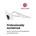 thumbnail image 1 of Shokz OpenMove Écouteurs à Conduction Osseuse Sans Fil Bluetooth pour le Sport (Blanc), 1 of 8