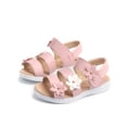 thumbnail image 1 of Children Girls Sandals Princess Open-toed Soft Bottom Flowers Roman Beach Shoes, 1 of 1