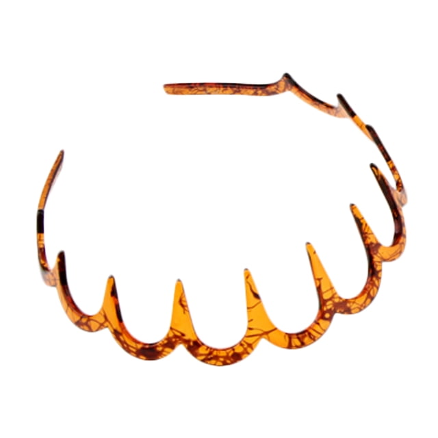 Womens Headband Comb Hair Hoop Headband Hairband - Brown, as