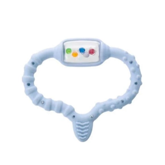 CURAPROX Curababy Teething Ring with Rattle - Baby Toys Teething Training