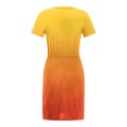 thumbnail image 4 of Robe d'Été pour Femmes 2024 Mode Grande Taille Décontractée Col Rond Bretelles Manches Courtes Imprimé Floral Robe Ample avec Poche Rabais de 50 % Liquidation!, 4 of 7