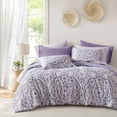 thumbnail image 1 of Regency Heights Full Size Comforter Set, 9-Piece Bed in a Bag Full, Purple Bedding Comforter Set with Comforter, Flat Sheets, Fitted Sheets with Side Pockets, 1 of 8