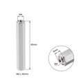 thumbnail image 2 of Unique Bargains M4x40mm Female to Female Hex Nickel Plated Spacer Standoff 5pcs, 2 of 4