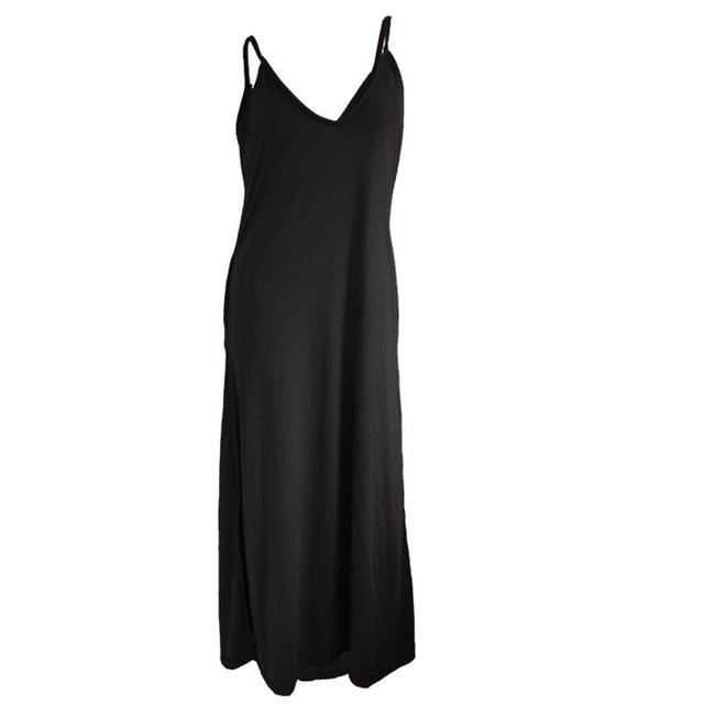 Gspmoly Robes Grande Taille pour Femmes aux Formes, Mode Femme Décontractée Couleur Cordon Sans Manches Col en V Robe avec Poches Robes de Soirée pour Femmes jusqu'à 70 % de Rabais