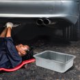 thumbnail image 4 of Mobutofu 1Pcs Steel Oil Drain Pan for Garage Use Oil Collector Deep Pot 5L, 4 of 8