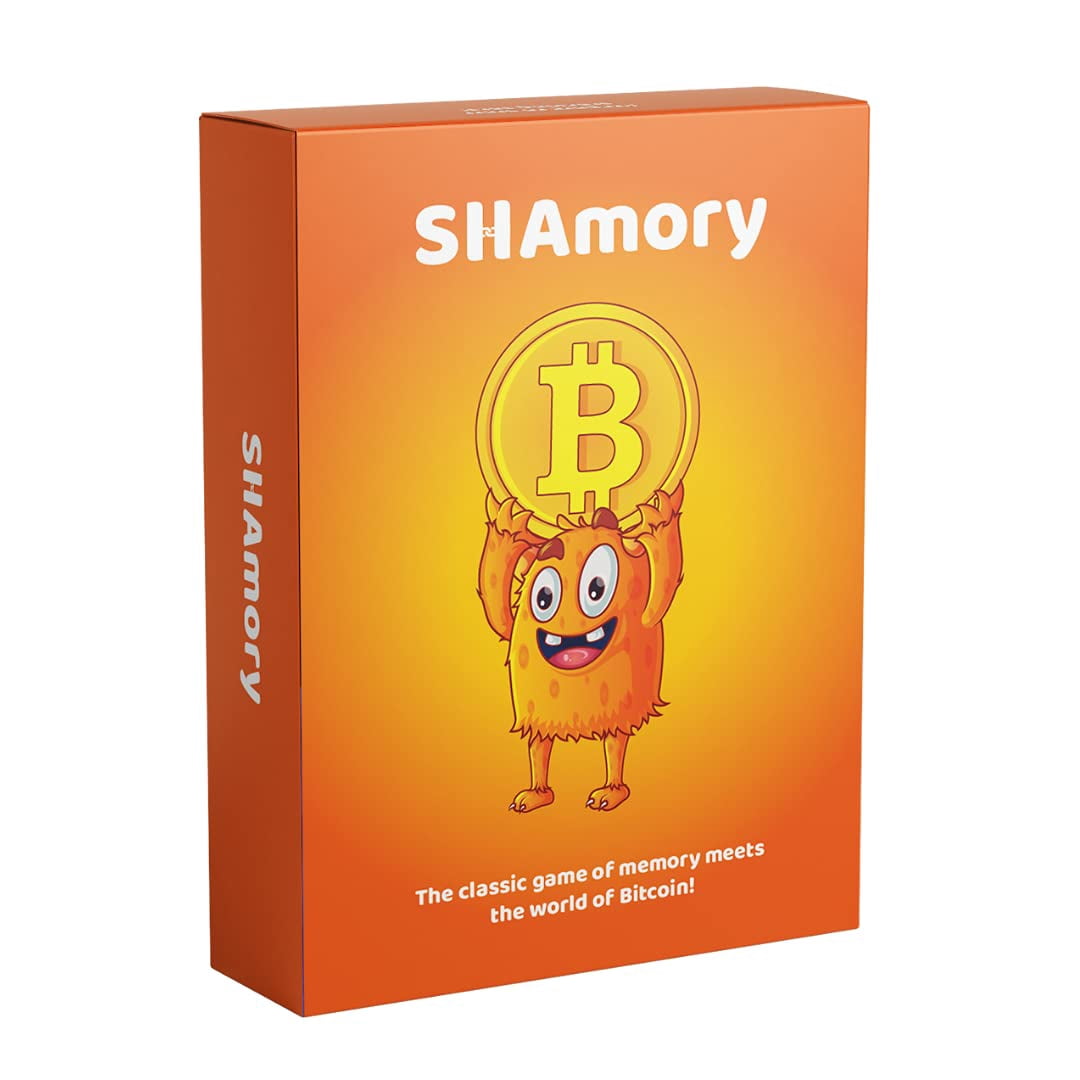 SHAmory Bitcoin Mining Card Game, STEM Certified Bitcoin Miner Card Game for Ages 15 - Adults. Fun Card Games for Families, Couples and Game Night with Friends