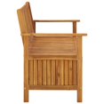 thumbnail image 2 of vidaXL Garden Storage Bench 120 cm Solid Acacia Wood, 2 of 5